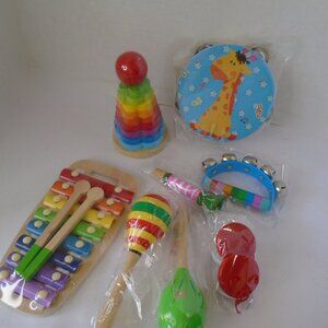 Toddlers Musical Musical Toy Set 3-5 Years Old 6 musical instruments + Puzzle